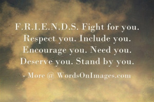 ... you. respect you. include you. encourage you. need you. deserve you