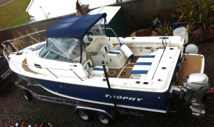 1992 Hydra Sports 2100 WA - Merc. 225 HP 3.0L Offshore Black Max