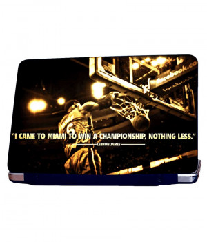 Incraze Lebron James Quotes Laptop Skin