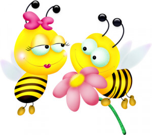 Desenhos coloridos de abelhas fofas e lindas! Imagens de abelhas para ...