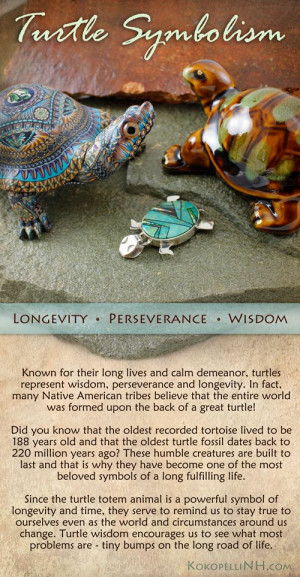The Turtle is a Native American symbol of wisdom, perseverance ...