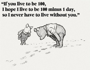 Winnie the Pooh and Piglet