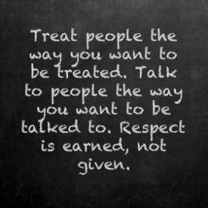 it is, not a two way street.