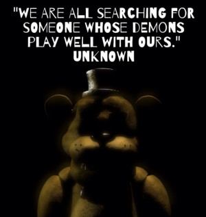 Golden Freddy soul quote: Freddie Fazbear, Freddie Soul, Inspar Quotes ...