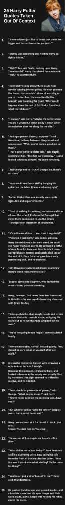 25 Harry Potter Quotes Taken Out Of Context…
