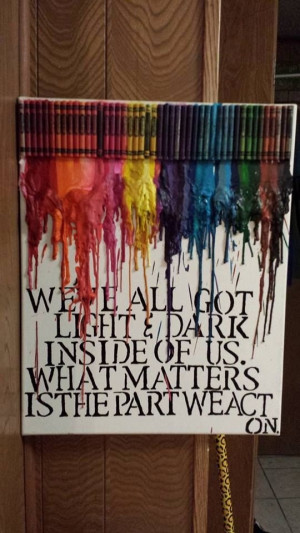 Harry Potter Quote Melted Crayon Art 14x18 by LetHopeRise on Etsy, $30 ...