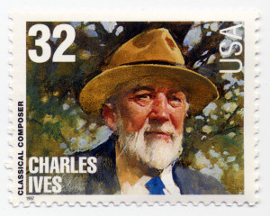 Service Charles Ives postage stamp, from series issued in 1997