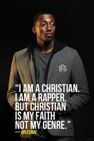 Lecrae is awesome. I'm now fangirling... More