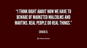think right about now we have to beware of marketed Malcolms and ...
