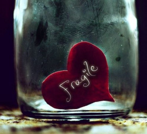 fragile heart not to be played with very breakable !