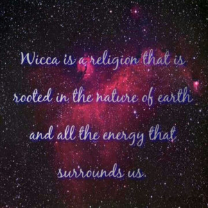 Very true. Most wiccans believe that there is energy in each of us ...