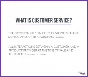 Types of customer service Traditional