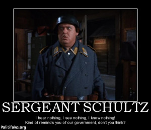 ... Nothing” Scandal Response with “Sgt. Schultz” Clip – Video