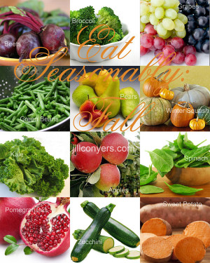 Eat Seasonably: Fall Fruits and Vegetables jillconyers.com