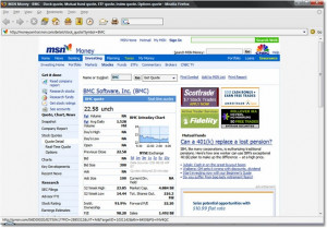 ... URL is: http://moneycentral.msn.com/detail/stock_quote?Symbol=BMC