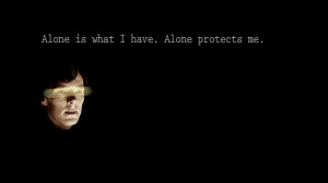 Sherlock alone