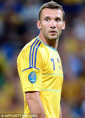 Andriy Shevchenko rejects Ukraine job | Daily Mail Online