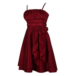 Ruffled Red Going Out Dress
