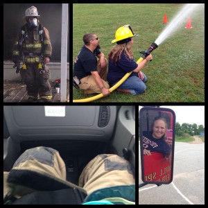 Love being a firefighter!