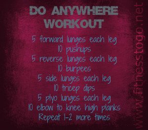 Wednesday Workout Workout wednesday