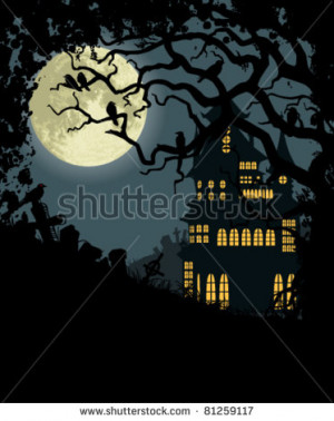 Green Fun Halloween Background