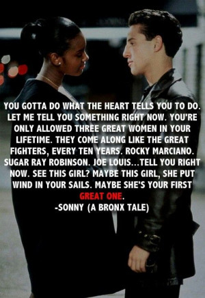 Great one - a bronx tale