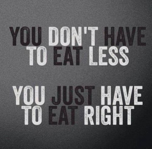 eat right quote