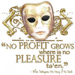 The Taming Of The Shrew Pleasure Quote Gold Version