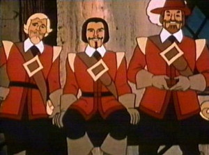 Three Musketeers Cartoon