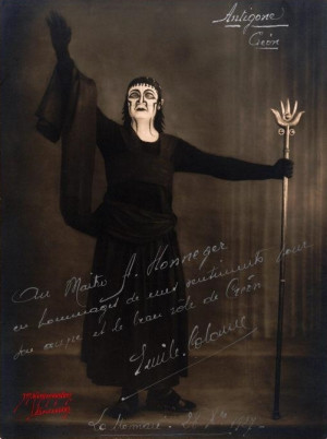 de la Monnaie in Brussels, Belgium, in 1927; music by Arthur Honegger ...