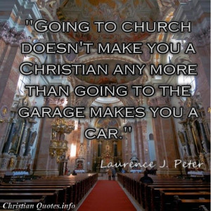 Laurence J. Peter Quote – Church Garage