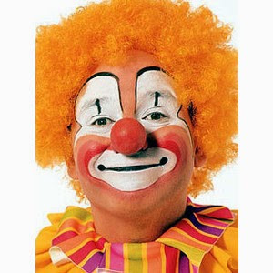 funny clown found on polyvore.com