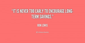 It is never too early to encourage long-term savings.”