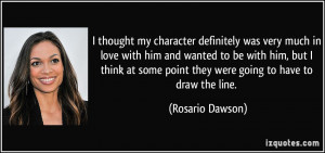 More Rosario Dawson Quotes
