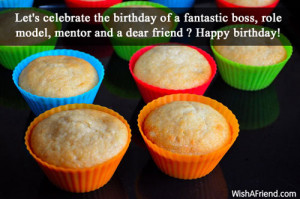 Let's celebrate the birthday of a fantastic boss, role model, mentor
