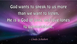 Love – Trust – Listen The Holy Spirit and you