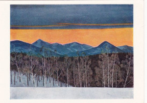 Vintage Rockwell Kent Red Sunset Postcard by RussianSoulVintage, $3.00 ...