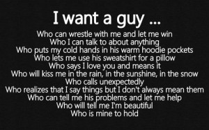 What every girl wants