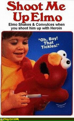 Shoot Me Up Elmo Funny