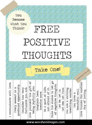 Free positive thinking quotes