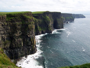 The Beautiful Cliffs of Moher were filmed as the 