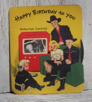 Hopalong Cassidy Birthday Card picture