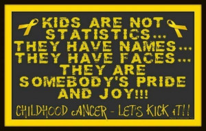 kids are not stats # childhoodcancer # awareness