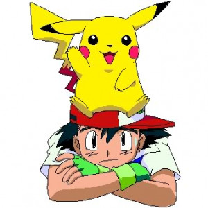 pikachu and ash Image