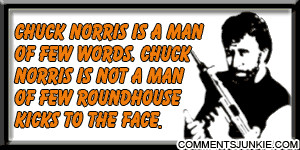 Funny Chuck Norris Comments