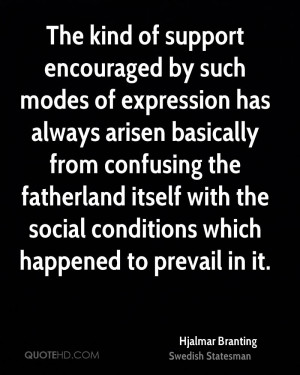 ... fatherland itself with the social conditions which happened to prevail