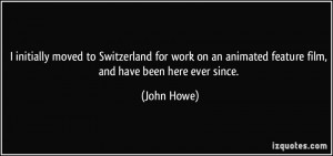 More John Howe Quotes