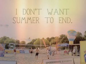End Of Summer Quotes Tumblr