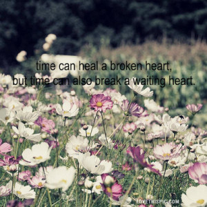 time can heal a broken heart