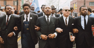 Martin Luther King leading march from Selma to Montgomery to protest ...